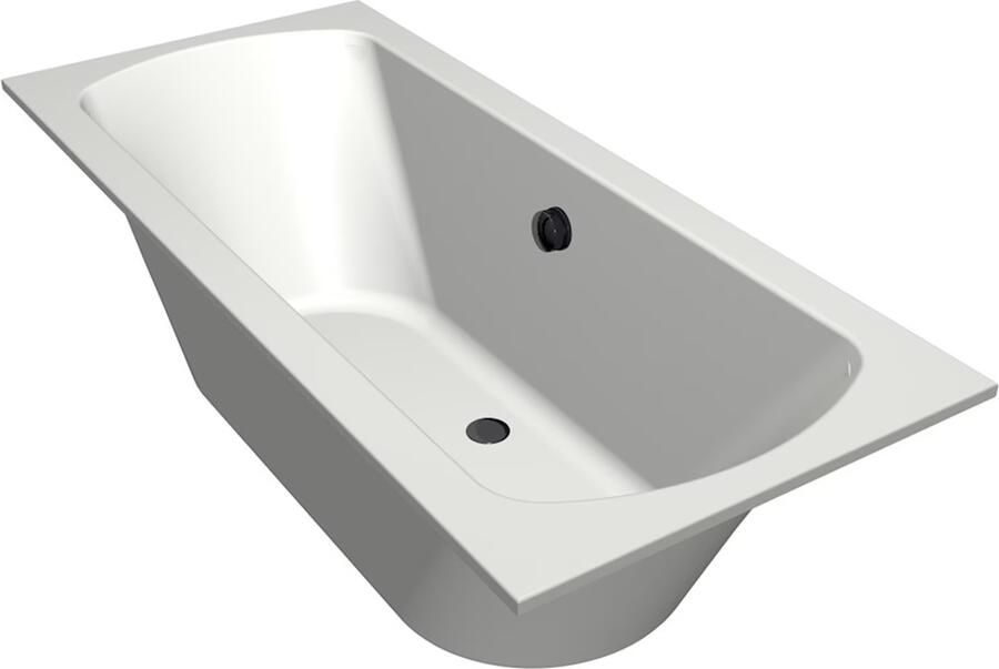 Xenz Ligbad Lagoon | Inbouw | 170x75 cm | Incl.Badafvoer | Met overloop | Acryl | Glans wit - Foto 3