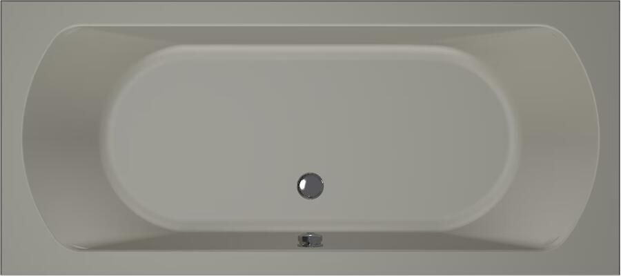 Xenz Ligbad Inbouw Lagoon Rechthoek 1-2 Persoons Duobad 80x180x50cm Acryl Cement Mat met Poten - Foto 4