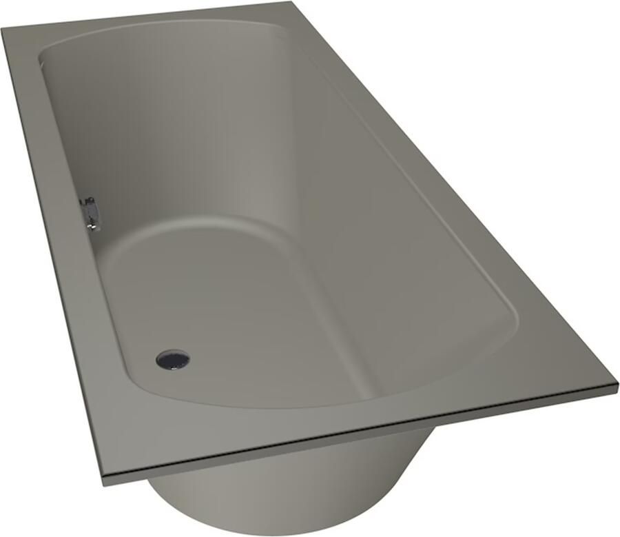 Xenz Ligbad Inbouw Lagoon Rechthoek 1-2 Persoons Duobad 80x180x50cm Acryl Cement Mat met Poten - Foto 2