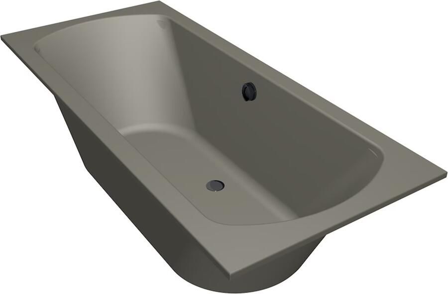 Xenz Ligbad Inbouw Lagoon Rechthoek 1-2 Persoons Duobad 80x180x50cm Acryl Cement Mat met Poten - Foto 3