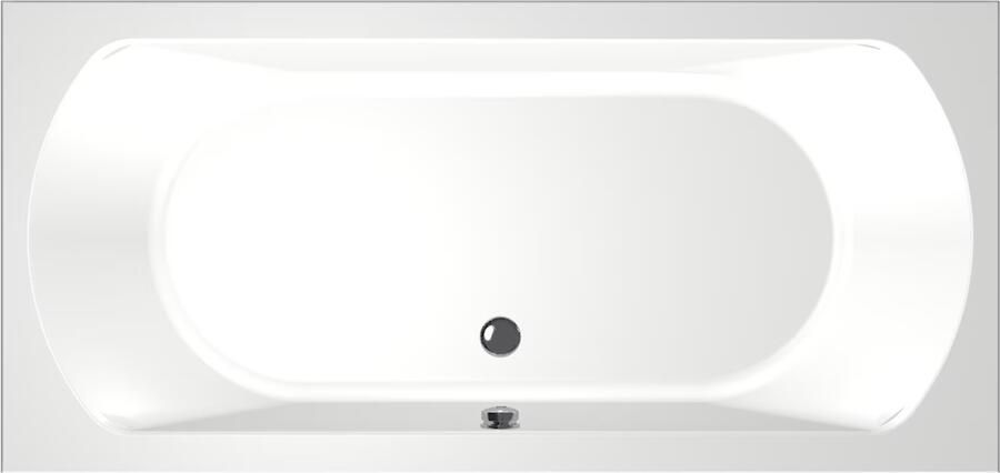 Xenz Ruimtebesparend bad Lagoon compact | Links | 170x75 cm | Incl.Badafvoer | Met overloop | Acryl | Pergamon glans - Foto 8