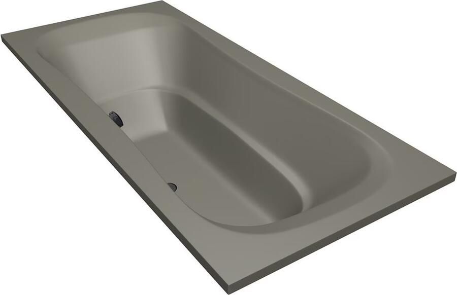 Xenz Ligbad Inbouw Nassau Rechthoek 1-2 Persoons Duobad 90x200x49cm Acryl Cement Mat met Poten