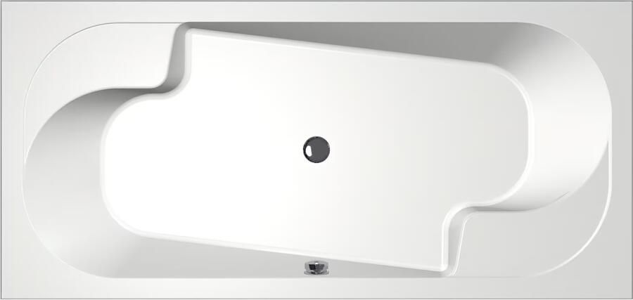 Xenz Ligbad Parel | Inbouw | 190x90 cm | Incl.Badafvoer | Met overloop | Acryl | Glans wit - Foto 3