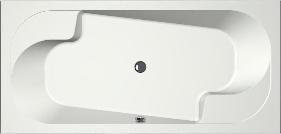 Xenz Ligbad Parel | Inbouw | 190x90 cm | Incl.Badafvoer | Met overloop | Acryl | Mat wit - Foto 4