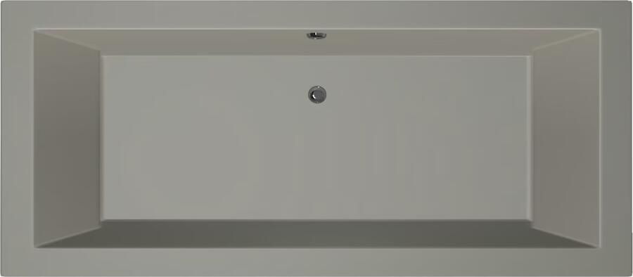 Xenz Ligbad Inbouw Society Rechthoek 1-2 Persoons Duobad 90x200x50cm Acryl Bahama Beige Hoogglans met Poten - Foto 11