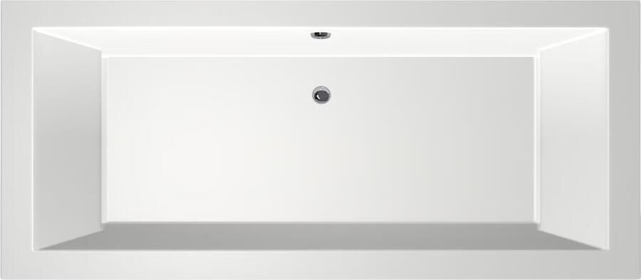 Xenz Ligbad Inbouw Society Rechthoek 1-2 Persoons Duobad 90x200x50cm Acryl Bahama Beige Hoogglans met Poten - Foto 10