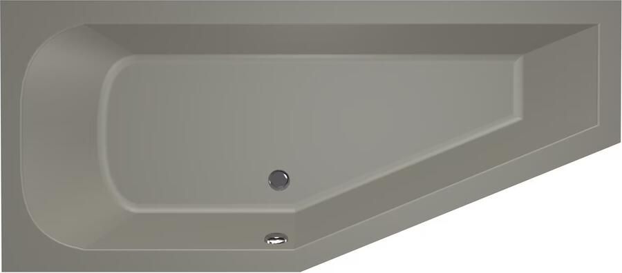 Xenz Ruimtebesparend bad Lagoon compact | Links | 160x75 cm | Incl.Badafvoer | Met overloop | Acryl | Cement mat - Foto 3