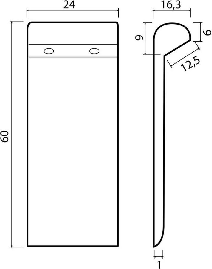 Xenz Badkussen Society 145 60x24cm zwart