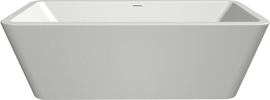 Xenz Vrijstaand bad Marina | 180x80 cm | Incl.Badafvoer-Mat wit | Sleuf overloop | Acryl | Mat wit - Foto 3