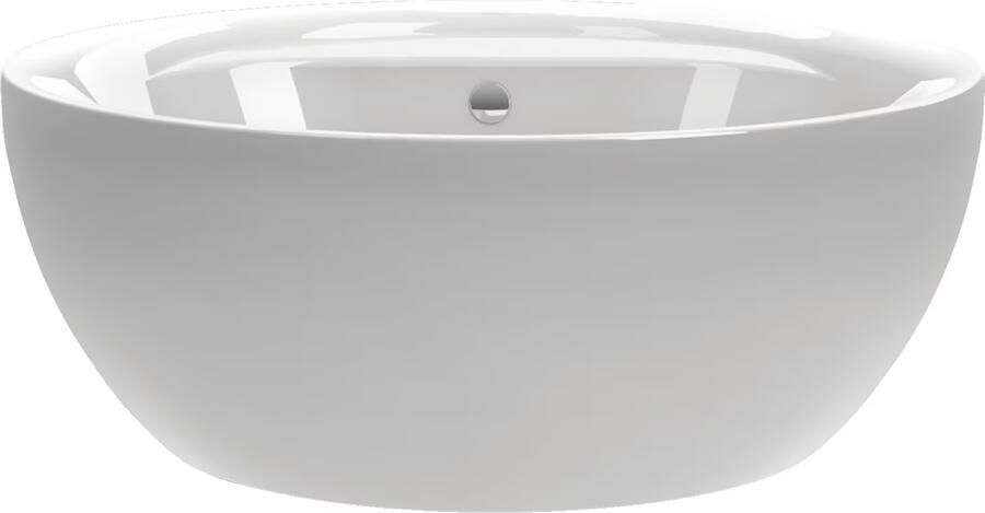 Xenz Vrijstaand bad Max | 160x160 cm | Incl.Badafvoer-Glans wit | Sleuf overloop | Acryl | Glans wit - Foto 3