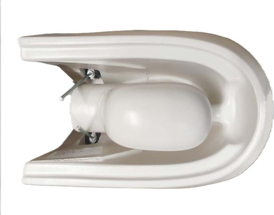 Xenz Wandcloset Gio | 47 cm | Zonder spoelrand | Zonder toiletzitting | Excl.Toiletzitting | Keramiek | Mat zand - Foto 2