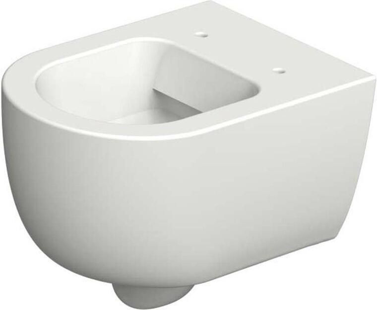 Xenz Wandcloset Gio | 47 cm | Zonder spoelrand | Zonder toiletzitting | Excl.Toiletzitting | Keramiek | Wit mat - Foto 2