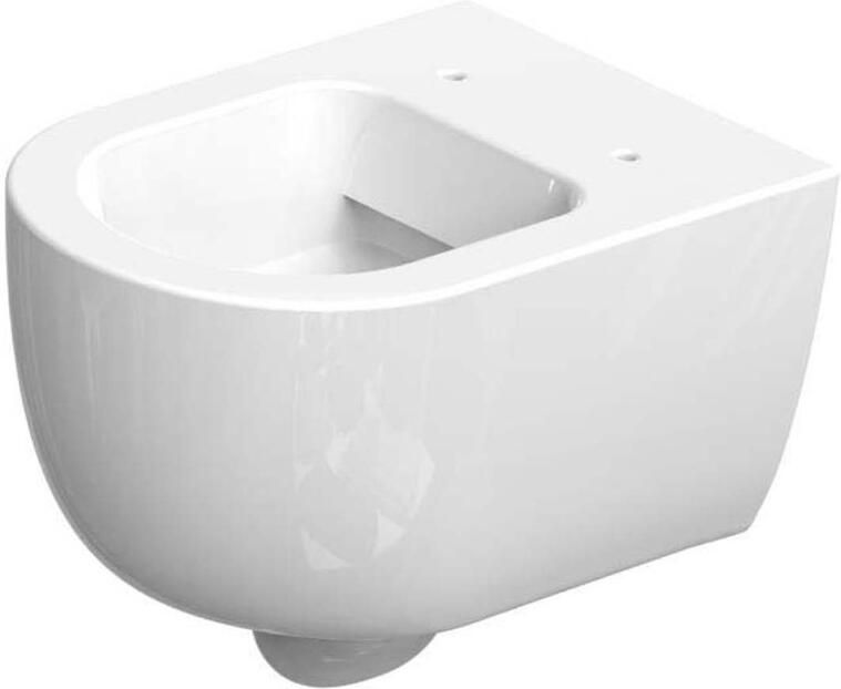 Xenz Wandcloset Gio | 52 cm | Rimless | Zonder toiletzitting | Keramiek | Wit glans - Foto 3