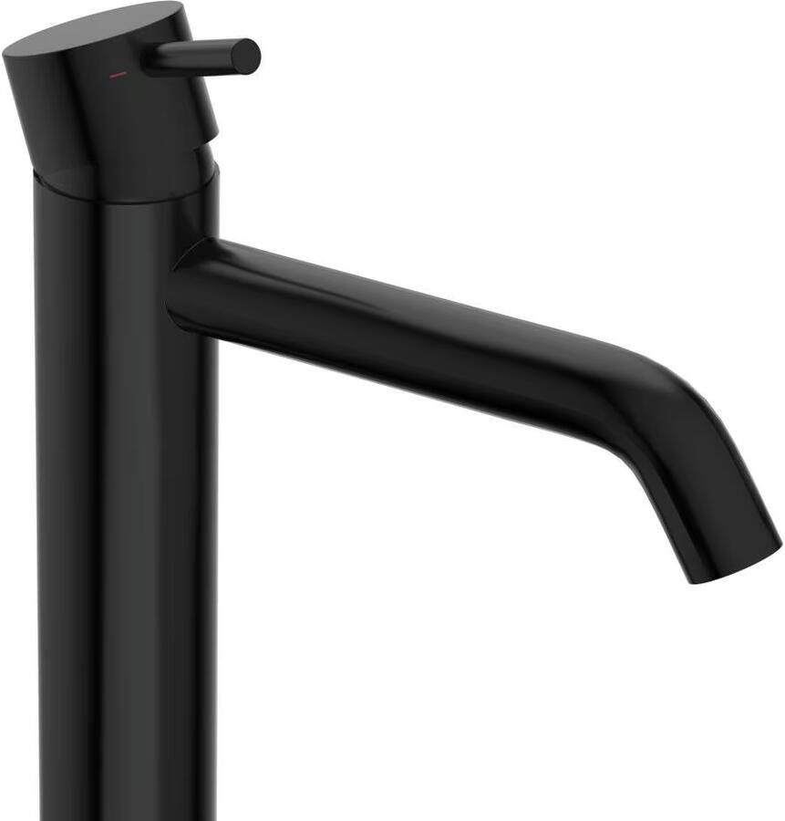 Xenz Wastafelkraan Duero | Opbouw | Mengkraan | Hoog model | Ebony (zwart mat)
