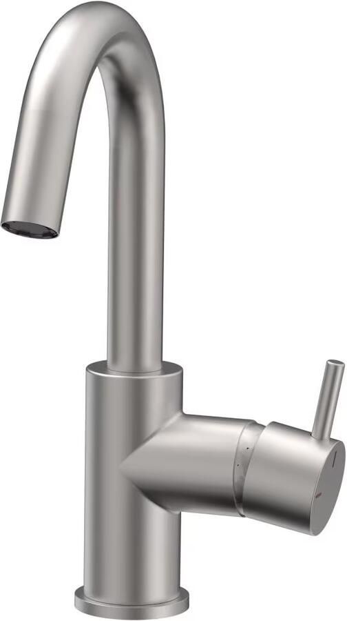 Xenz Wastafelkraan Duero | Opbouw | Mengkraan | Hoog model | Inox (rvs look) - Foto 2
