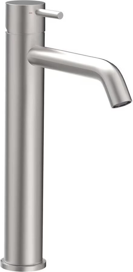 Xenz Wastafelkraan Duero | Opbouw | Mengkraan | Hoog model | Inox (rvs look) - Foto 2