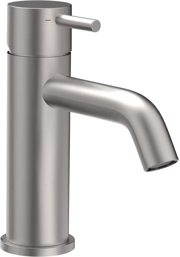 Xenz Wastafelkraan Duero | Opbouw | Mengkraan | Standaard model | Inox (rvs look) - Foto 3