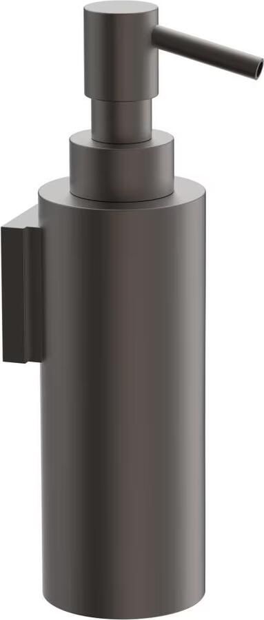 Xenz Zeepdispenser Duero | Wandmontage | Messing | Rond | Grafiet geborsteld - Foto 2