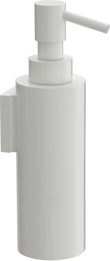 Xenz Zeepdispenser Duero | Wandmontage | Messing | Rond | Wit mat - Foto 2