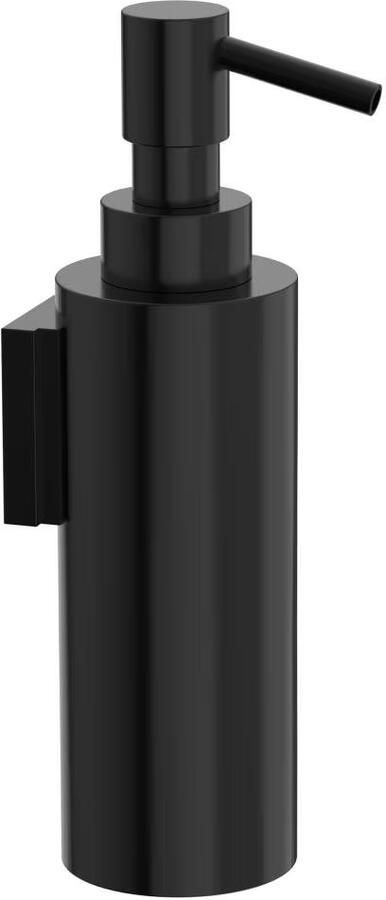 Xenz Zeepdispenser Duero | Wandmontage | Messing | Rond | Zwart mat - Foto 2