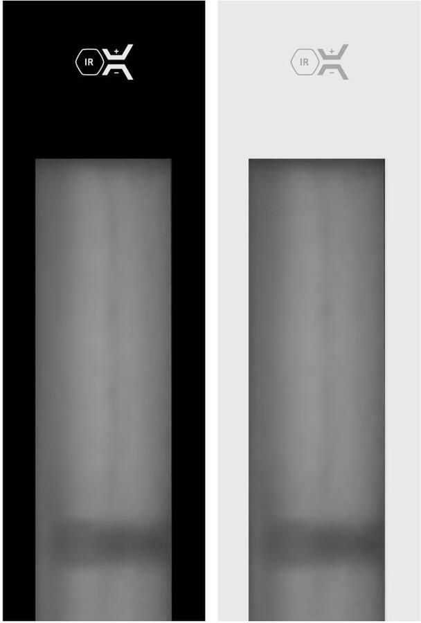 Xiomara Feel Good Shower IR-L infrarood inbouw 110x20.7 cm wit