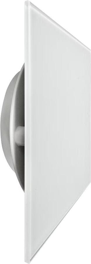 Xiomara Feel Good ventilatierooster glas 2 stuks vierkant 15x15 cm wit - Foto 2