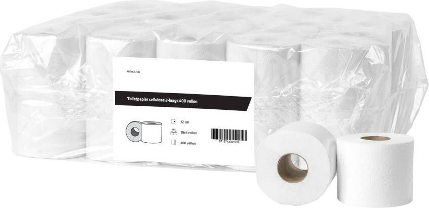 All Care Toiletpapier cellulose 2 laags 400 vel 40 rollen