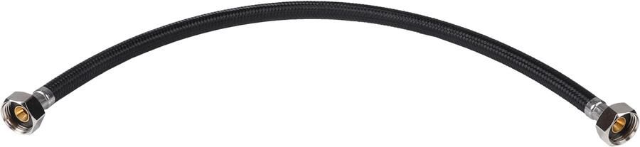 Differnz aansluitslang 50 cm flexibel 1 2 inch naar 1 2 inch zwart