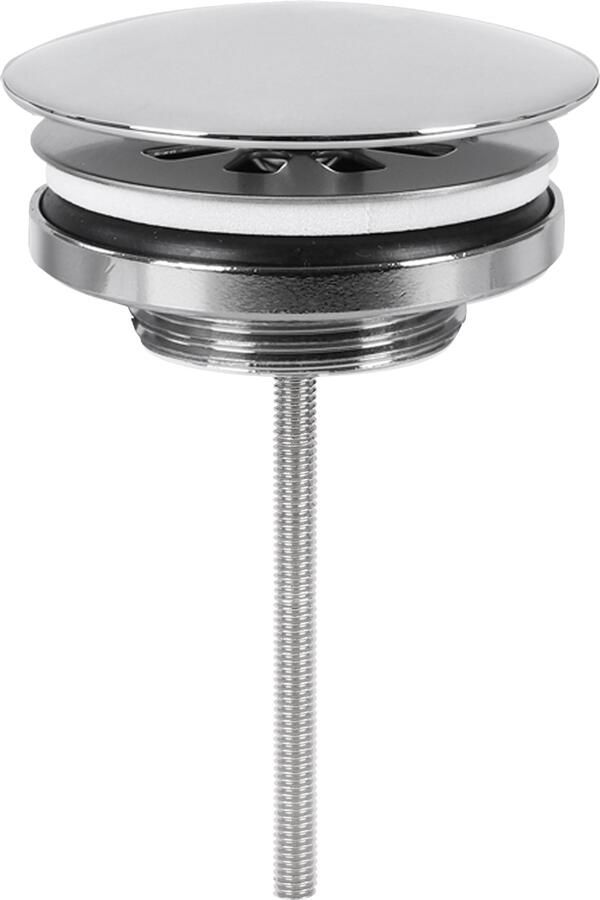 Differnz Wastafel Afvoerplug Always Open 7 cm Chroom - Foto 2