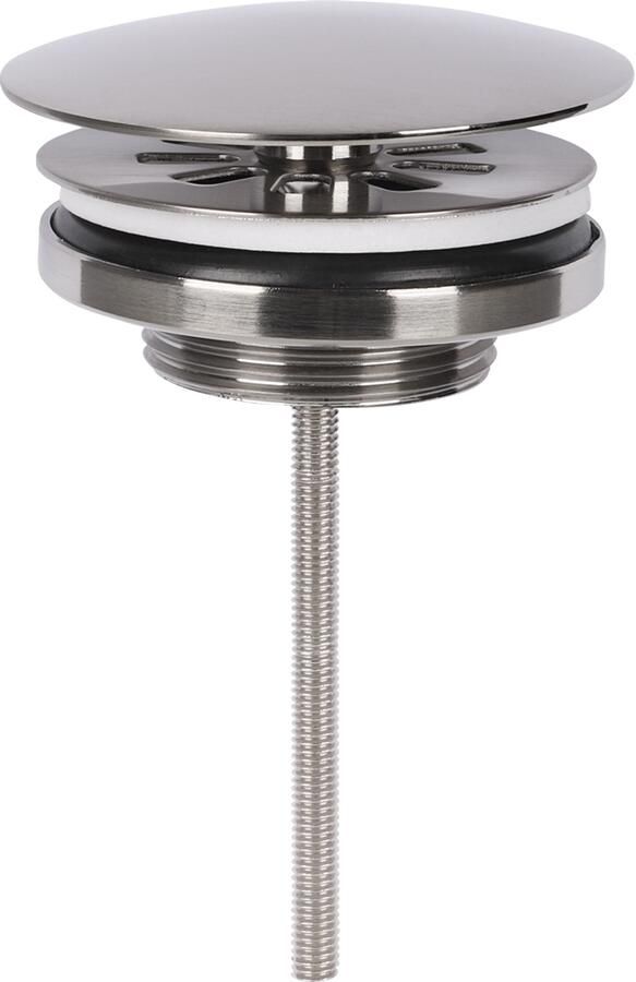 Differnz always open afvoerplug voor fontein mat chroom