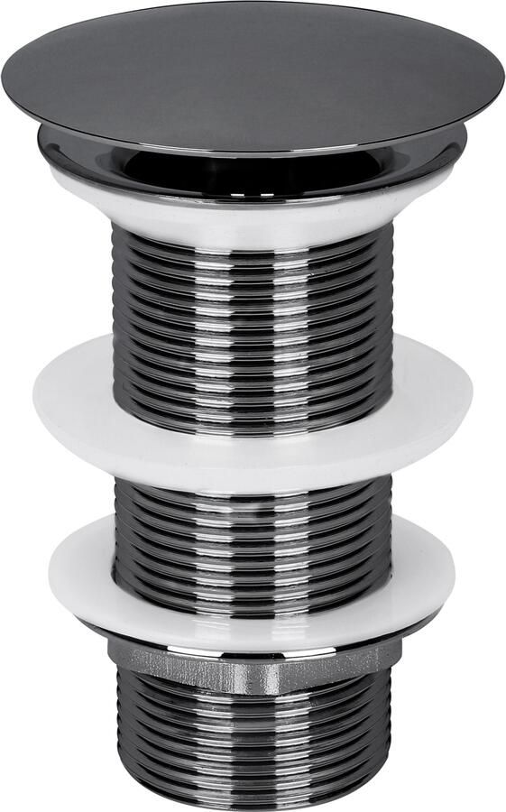 Differnz Mix & Match Always Open Afvoerplug L Gunmetal 30.415.75