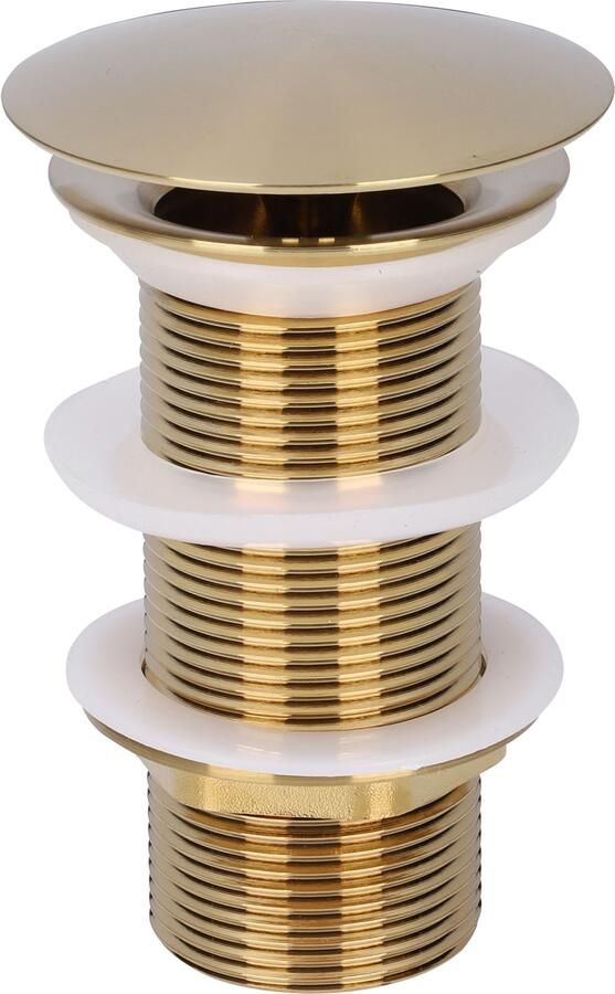 Differnz Mix & Match Always Open Afvoerplug L Mat Goud 30.415.74