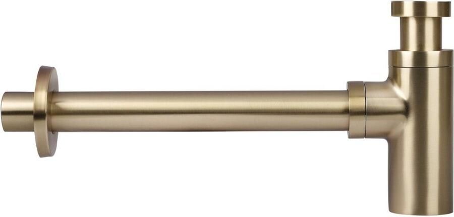 Differnz Sifon Wastafel design mat goud 30.415.62