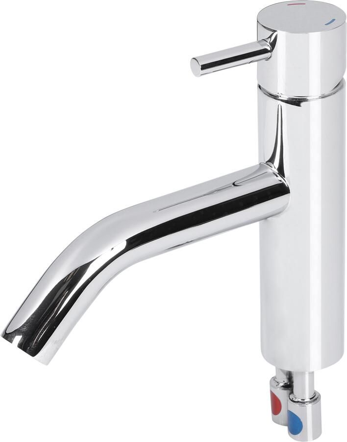 Differnz Mix & Match Koud Warm Kraan Gebogen Mat Zwart 30.415.90