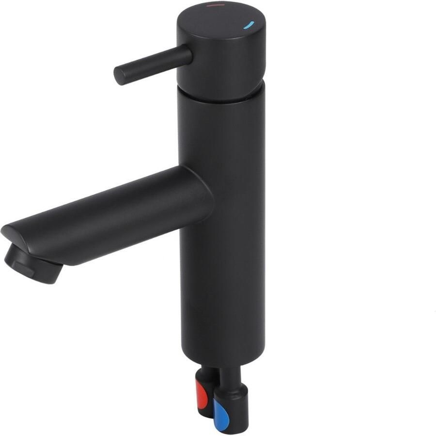 Differnz Mix & Match wastafelmengkraan 13 5 cm mat zwart
