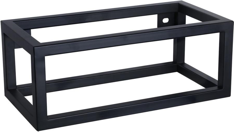 Differnz Lura L handdoekhouder voor fontein 40x22x15 5 cm zwart