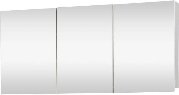 Differnz Brida spiegelkast 50x100x15cm 3 deuren wit 36.008.02 - Foto 2