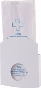 Dutch Bins hygiënezakjesdispenser papier plastic ACHBDSEP wit