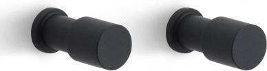 Formani PIET BOON PB20 set van 2 haken 20mm PVD mat zwart