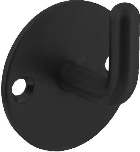 Intersteel Aqua Intersteel jashaak op ronde achterplaat ø45mm zwart