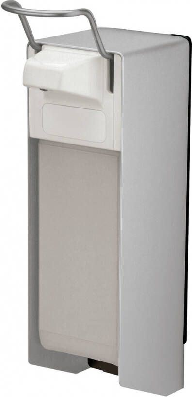 Mediqo-line zeepdispenser 1000ml korte bedieningsbeugel MQ10A aluminium