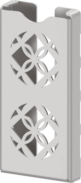 Mediqo-line SmartNose houder voor luchtverfrisser bloemendesign RVS