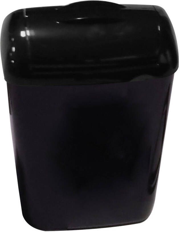 PlastiQline Exclusive hygiënebak 8 liter kunststof zwart PQXH8