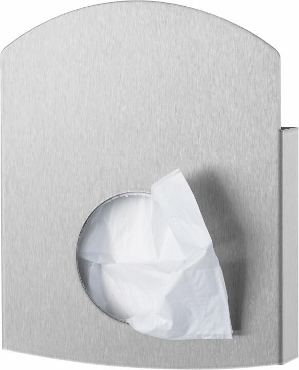 PlastiQline Exclusive hygiënezakjeshouder papier plastic PQXHyg RVS