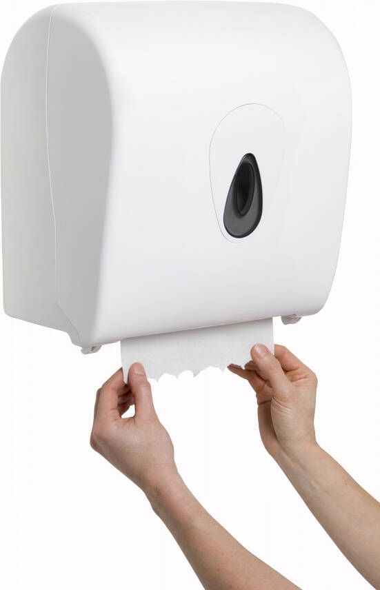 PlastiQline handdoekroldispenser mini PQSACDK wit