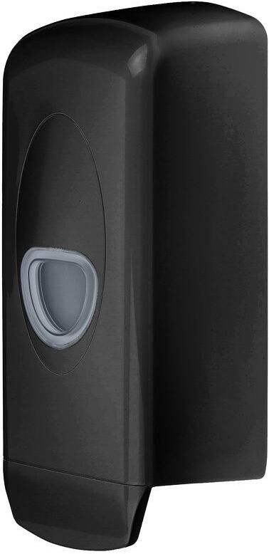 PlastiQline 2020 kunststof zeepdispenser 1000 ml navulbaar PQB20Soap10-2 zwart