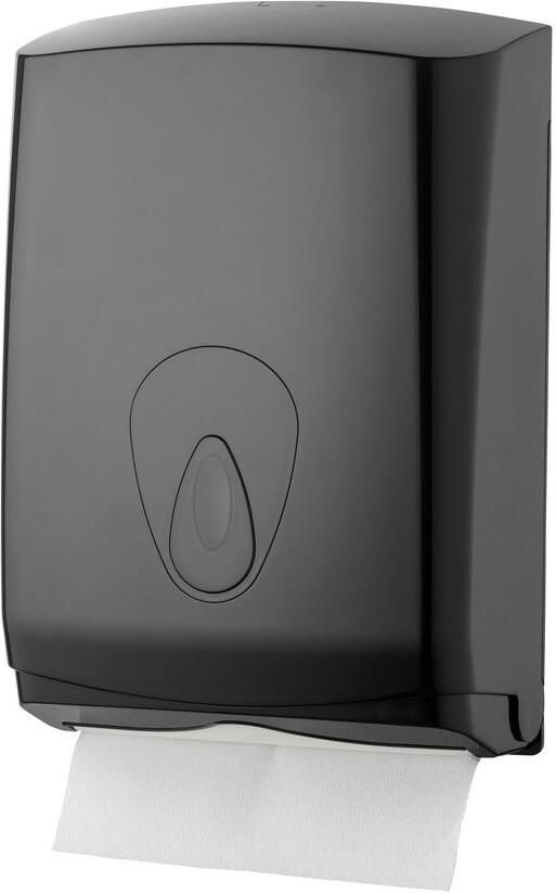 PlastiQline midi handdoekdispenser PQMidiHB zwart
