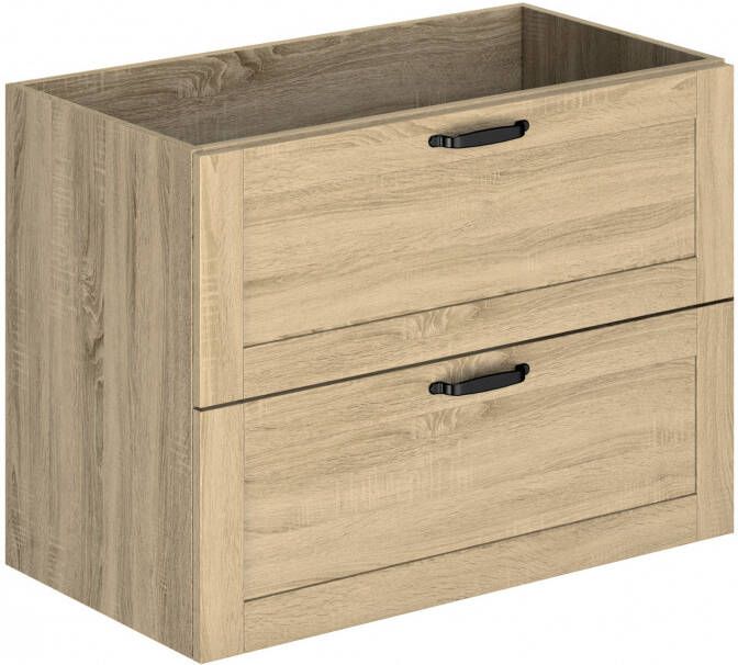 Allibert Wastafelonderkast Cambridge 80 cm Eik Hamilton