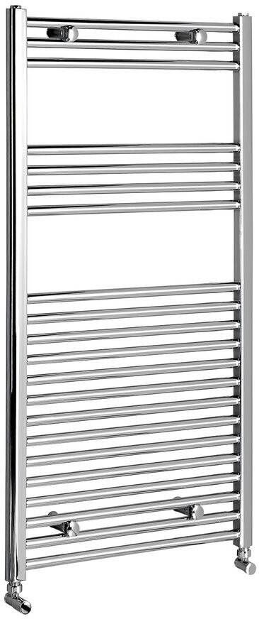Aqualine Alya vlakke handdoekradiator chroom 60x112cm 364W