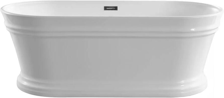 Aqualine Antik vrijstaand bad 160x79cm wit glans